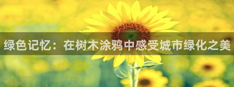 新宝 gg登录：绿色记忆：在树木涂鸦中感受城市绿化之美