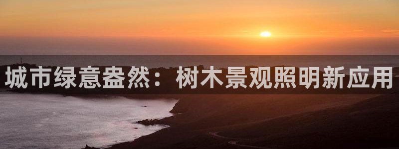 新宝gg登录:城市绿意盎然:树木景观照明新应用